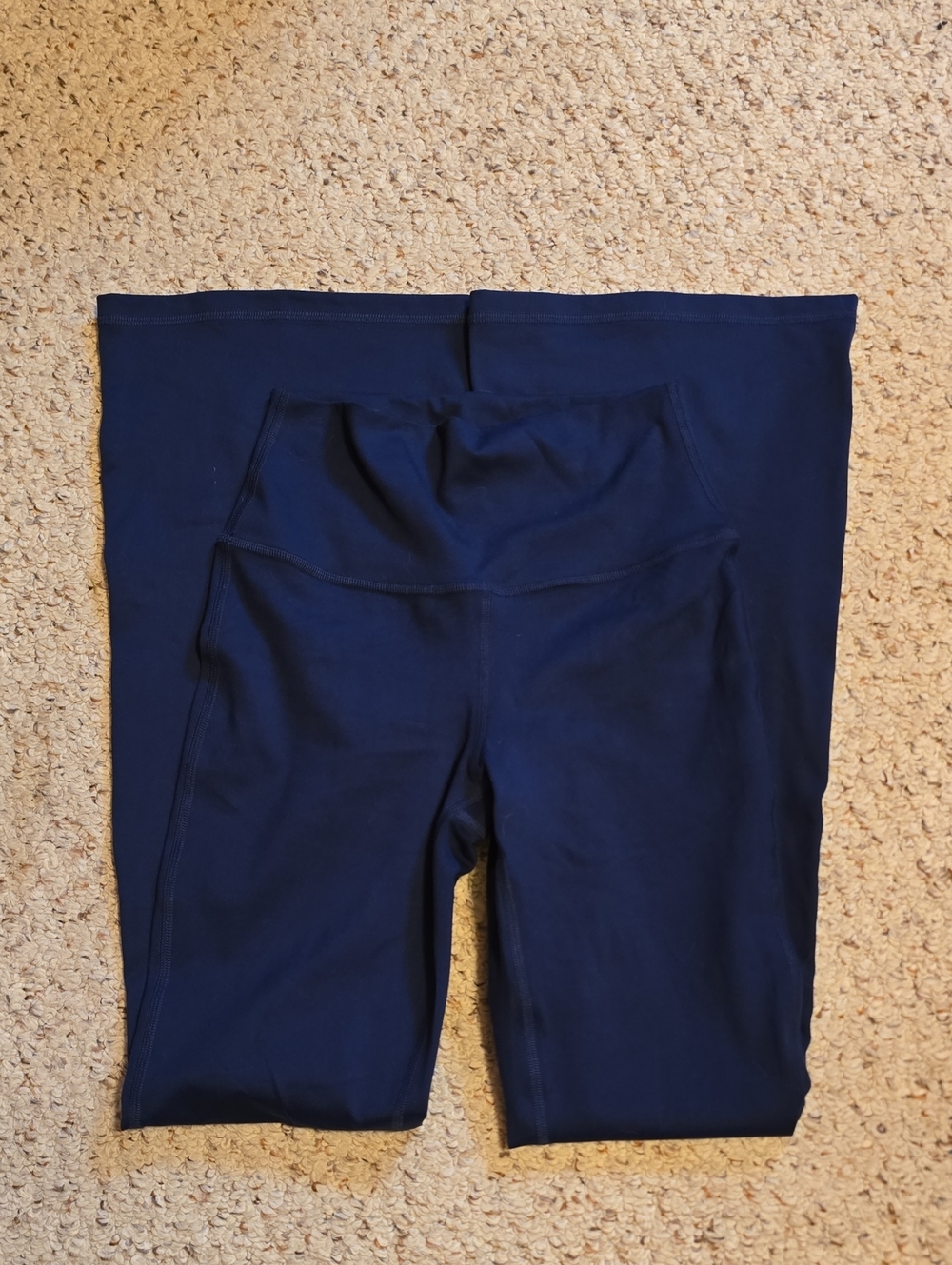 Gilly Hicks Navy High-Rise Flare Leggings